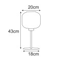 Lampka stołowa K-5656 z serii CLARK Kaja Lighting