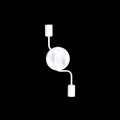 Kinkiet na dwie żarówki z dużym gwintem biały z serii PEKA K-4045 Kaja Lighting