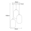 Lampa wisząca K-5746 z serii FADIGA Kaja Lighting