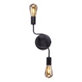 Kinkiet na żarówki z dużym gwintem czarny z serii SKADI K-3895 Kaja Lighting