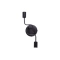 Kinkiet na żarówki z dużym gwintem czarny z serii SKADI K-3895 Kaja Lighting