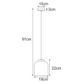 Lampa wisząca K-5620 z serii CAPRI Kaja Lighting