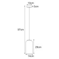 Lampa wisząca K-5621 z serii CAPRI Kaja Lighting