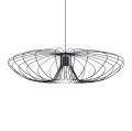 Lampa wisząca dekoracyjna w stylu industrialnym czarna z serii TIZI K-3409 Kaja Lighting