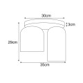 Lampa sufitowa K-5624 z serii CAPRI Kaja Lighting