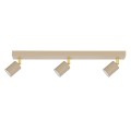 Listwa sufitowa MATI z beżowymi reflektorkami do przedpokoju K-5822 KAJA Lighting