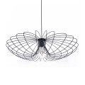 Lampa wisząca dekoracyjna w stylu industrialnym czarna z serii TIZI K-3409 Kaja Lighting