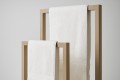 Wieszak na ręczniki, podwójny beżowy KS-63 WIESZAK TOWEL II Kaja HOME