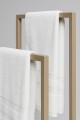 Wieszak na ręczniki, podwójny beżowy KS-63 WIESZAK TOWEL II Kaja HOME