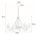Lampa wisząca KZ-3992 z serii BARTEZ KAJA Lighting