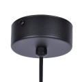 Lampa wisząca , zwis szklana kula biała Ø16 cm z regulacją wysokości nad blat K-4886 Kaja Lighting