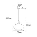Lampa wisząca K-5855 z serii AKARI KAJA Lighting