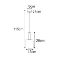 Lampa wisząca K-5875 z serii AIGO KAJA Lighting