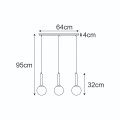 Lampa wisząca K-5866 z serii YUKI KAJA Lighting