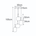 Lampa wisząca K-5872 z serii FABIO KAJA Lighting