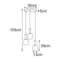 Lampa wisząca K-5878 z serii AIGO KAJA Lighting