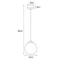 Lampa wisząca K-6040 z serii RAYA K-6040 Kaja Lighting