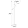 Lampa podłogowa biała z regulowanym kątem świecenia z serii KAYLA K-4419 Kaja Lighting