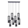 Lampa wisząca do jadalni FALCON, druciane klosze w kolorze czarnym na GU10 K-4933 Kaja Lighting
