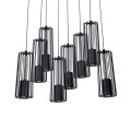 Lampa wisząca do jadalni FALCON, druciane klosze w kolorze czarnym na GU10 K-4933 Kaja Lighting