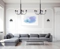 Podwójny kinkiet w stylu industrialnym czarny z serii HARIS K-4973 Kaja Lighting