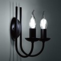 Podwójny kinkiet w stylu industrialnym czarny z serii HARIS K-4973 Kaja Lighting
