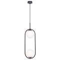 Lampa wisząca salonowa PARVA, szklane kuliste mleczne klosze na E14 K-5101 Kaja Lighting