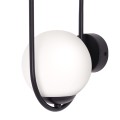 Nowoczesny kinkiet PARVA z eleganckim szklanym kloszem do salonu K-5105 KAJA Lighting
