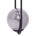 Lampa wisząca elipsa z grafitowym kloszem czarna z serii DAVOS K-5110 Kaja Lighting