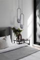 Lampa wisząca elipsa z grafitowym kloszem czarna z serii DAVOS K-5110 Kaja Lighting